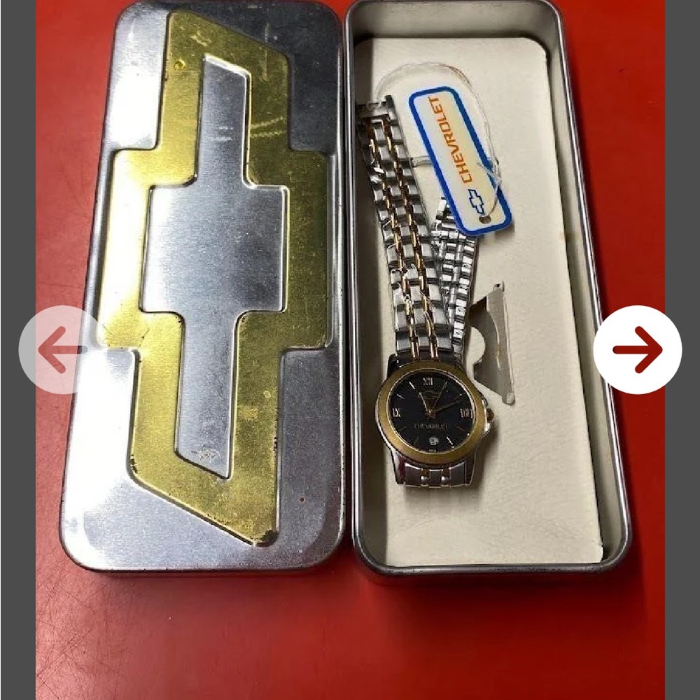 Two-Tone Stainless Steel Men's Watch - Gold & Silver Chevy